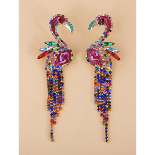 Aretes Glamour de Flamingo