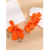 Aretes grandes naranja