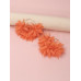 Aretes Argolla Naranja