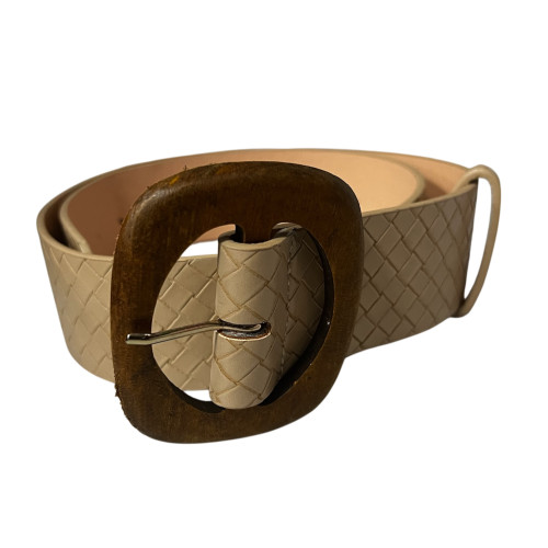 Cinturón Hebilla de Madera