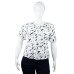 Blusa Bon Ami Estampada Blanco/Azul