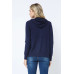 Hoodie Cielo Azul con ziper y gorro