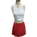 Falda Short Feel In Rojo