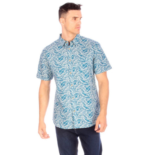 Camisa manga corta Blue Leaf