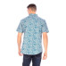 Camisa manga corta Blue Leaf