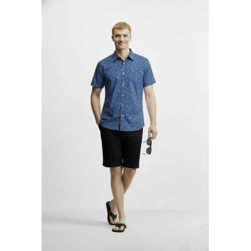 Camisa manga corta Azul Marino Camisa manga corta Azul Marino