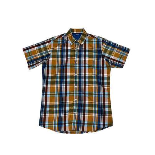 Camisa manga corta a cuadros