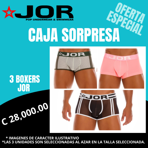 1 Caja Sorpresa JOR - Bóxers X 3 