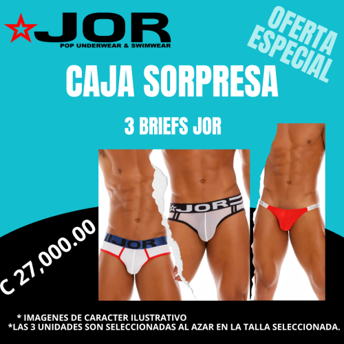 1 Caja Sorpresa JOR - 3 Sexy Briefs