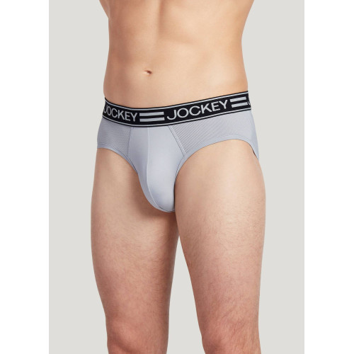 Brief Jockey Microfibra Platinum Grey