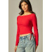 CropTop Love Poem - Rojo