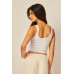 CropTop Tirantes Love Poem - Blanco