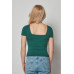 CropTop Love Poem Verde