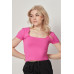 CropTop Love Poem Fucsia