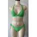 Vestido de baño verde Bikini Top