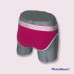 Brief Rosa con Blanco Moose L