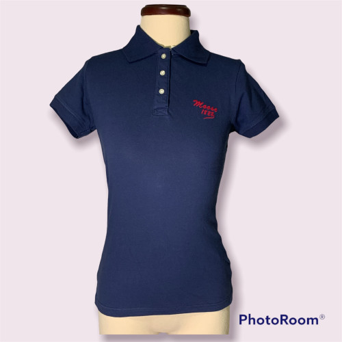 Blusa Tipo Polo Azul