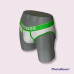 Brief Blanco con Verde Moose