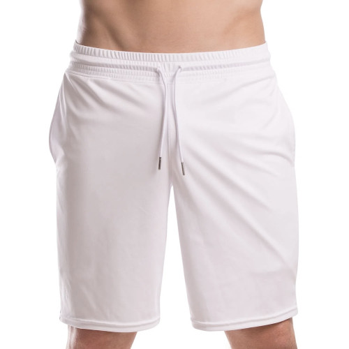 Pantaloneta Deportiva Wellness Blanca