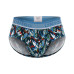 Brief Azul Tropical