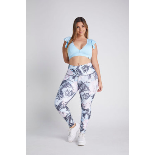 Leggings Estampado Print Blue Polar