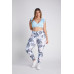 Leggings Estampado Print Blue Polar