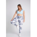 Leggings Estampado Print Blue Polar