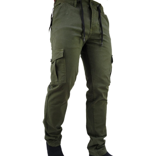 Jeans Five Forty Jogger Cargo Verde Militar