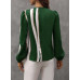 Blusa verde combinada