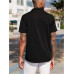 Camisa manga corta playera - Negro