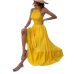 Vestido Halter Amarillo