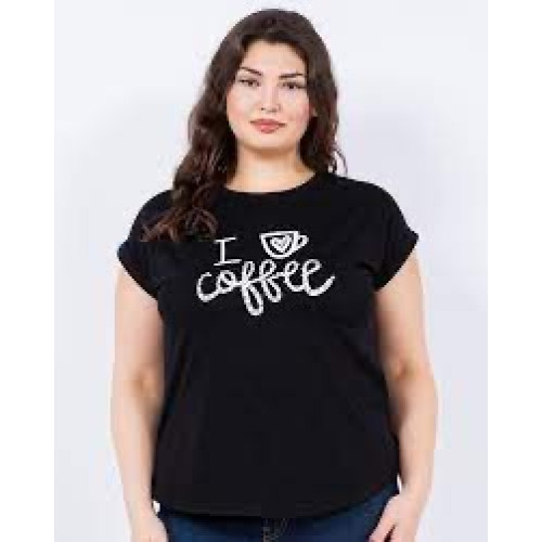 Blusa TABA I Love Coffee - Curvy