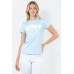 Blusa TABA Celeste Flower Applique