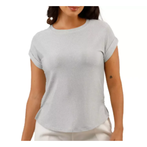 Blusa TABA Plateada - Curvy