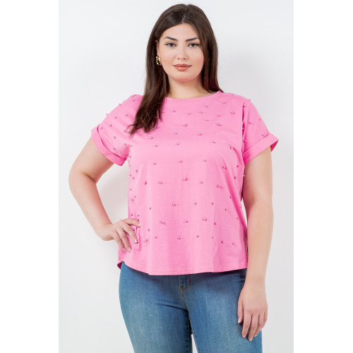 Blusa TABA Rosa Studded - Curvy