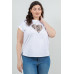 Blusa TABA Blanca Sequins Heart - Curvy