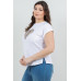 Blusa TABA Blanca Sequins Heart - Curvy