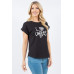 Blusa TABA Negra I  Love Coffee