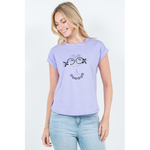 Blusa TABA Lavanda Cute Girl
