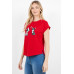 Blusa TABA Roja Pugs in Love