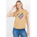Blusa TABA Moca Stripe Heart