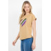 Blusa TABA Moca Stripe Heart