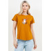 Blusa TABA Naranja Quemado Cat in Love