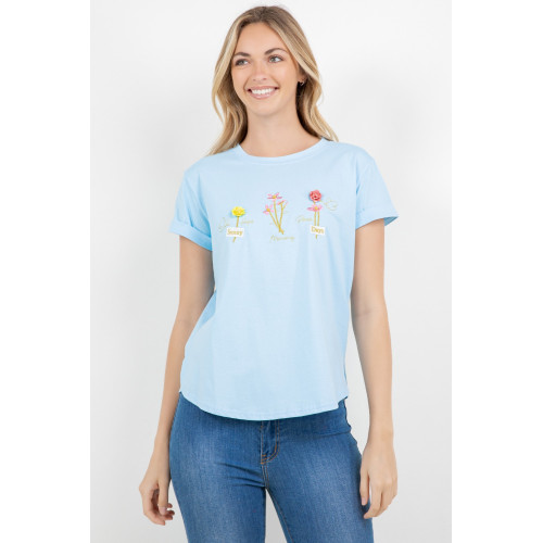 Blusa TABA Celeste 3 Flower