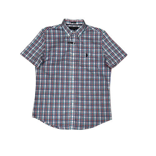 Camisa manga corta a cuadros