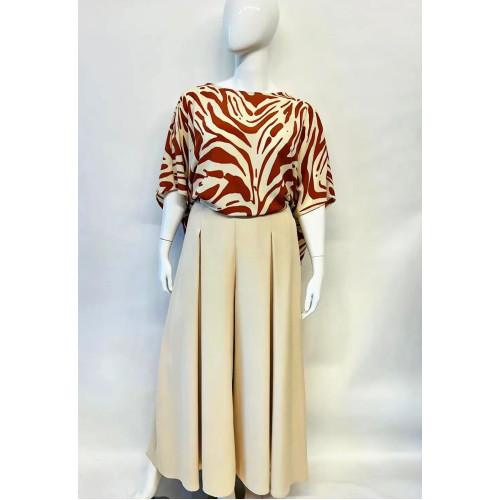 Blusa Verxy Estampada Rust - Curvy