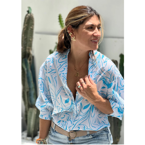 Blusa Camila Azul