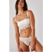 Top Strapless y Tanga Semibrasilera - Cleo Blanco Hueso