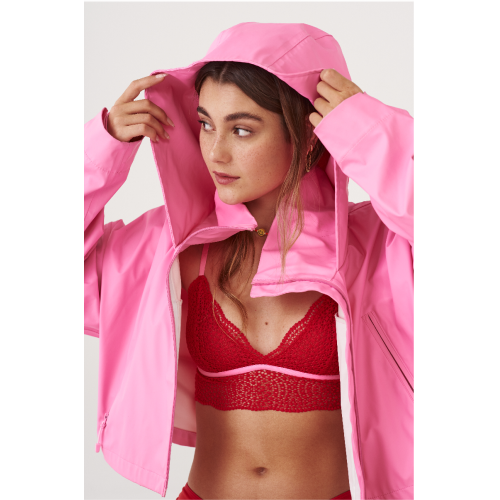 Bralette y Panty - Ellen Rojo-Chicle