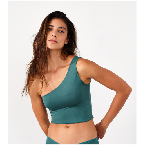 Crop top Zoé Esmeralda - Talla Única 